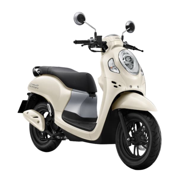 Honda Scoopy 110cc scooter for rent in Kuta Lombok at BADY Scooter Rental